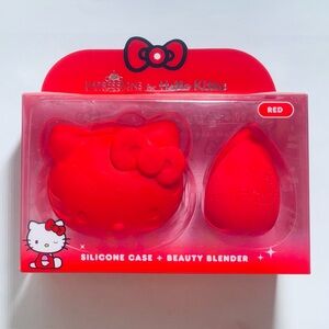 Hello Kitty Red Silicone Case and Beauty Blender